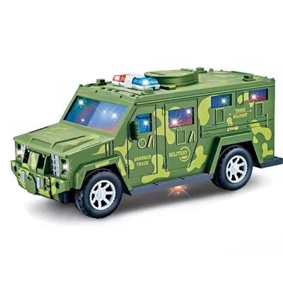 گاوصندوق طرح ماشین ارتشی سبز Military Car Safe Box -اسباب بازی
